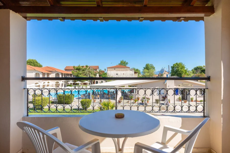 kamari apartments corfu acharavi apartment 4pax double bed day