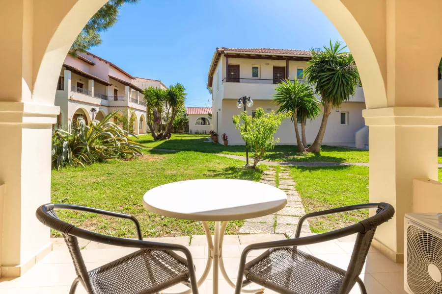 kamari apartments corfu acharavi studio 3pax double bed day