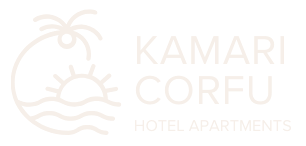 transparent kamari corfu logo white 1